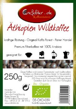 Kaffeerösterei Crefelder Wildkaffee Äthiopien - BIO