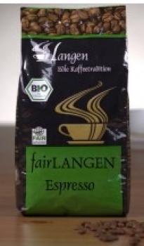 Langen Kaffee fairLANGEN Espresso BIO fair gehandelt